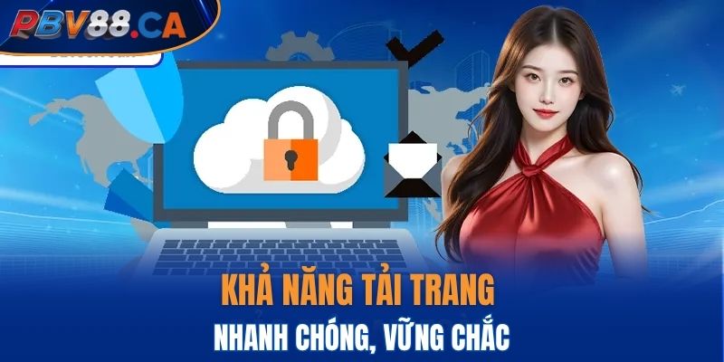 Khả năng tải trang nhanh chóng, vững chắc